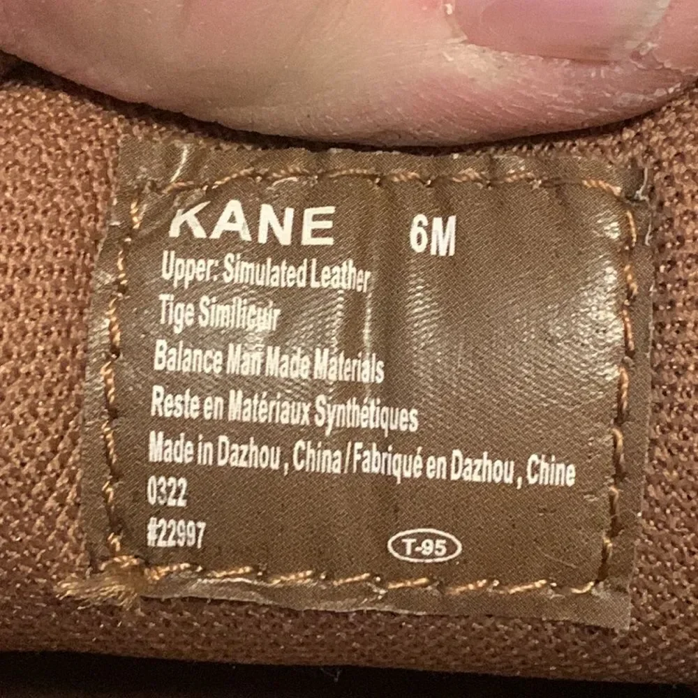 DEER STAGS, by KANE, memory foam, slightly used, men’s 6, ladies 7 1/2-8